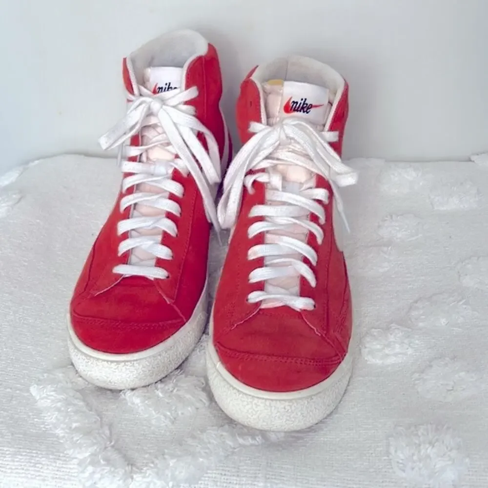 Nike Men's Blazer Mid '77 Suede 'Texas Longhorns' Lace up Sneakers size 9